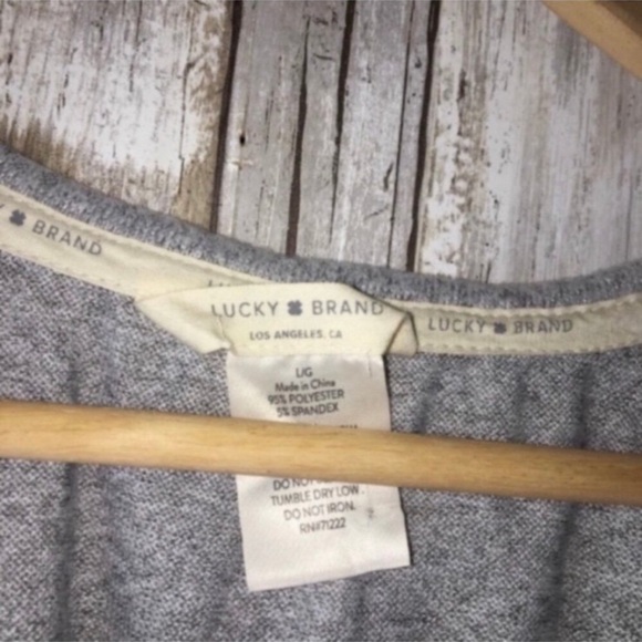 Lucky Brand Gray Soft Tank - Picture 4 of 4